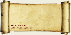 Sara Perov vizit kartica